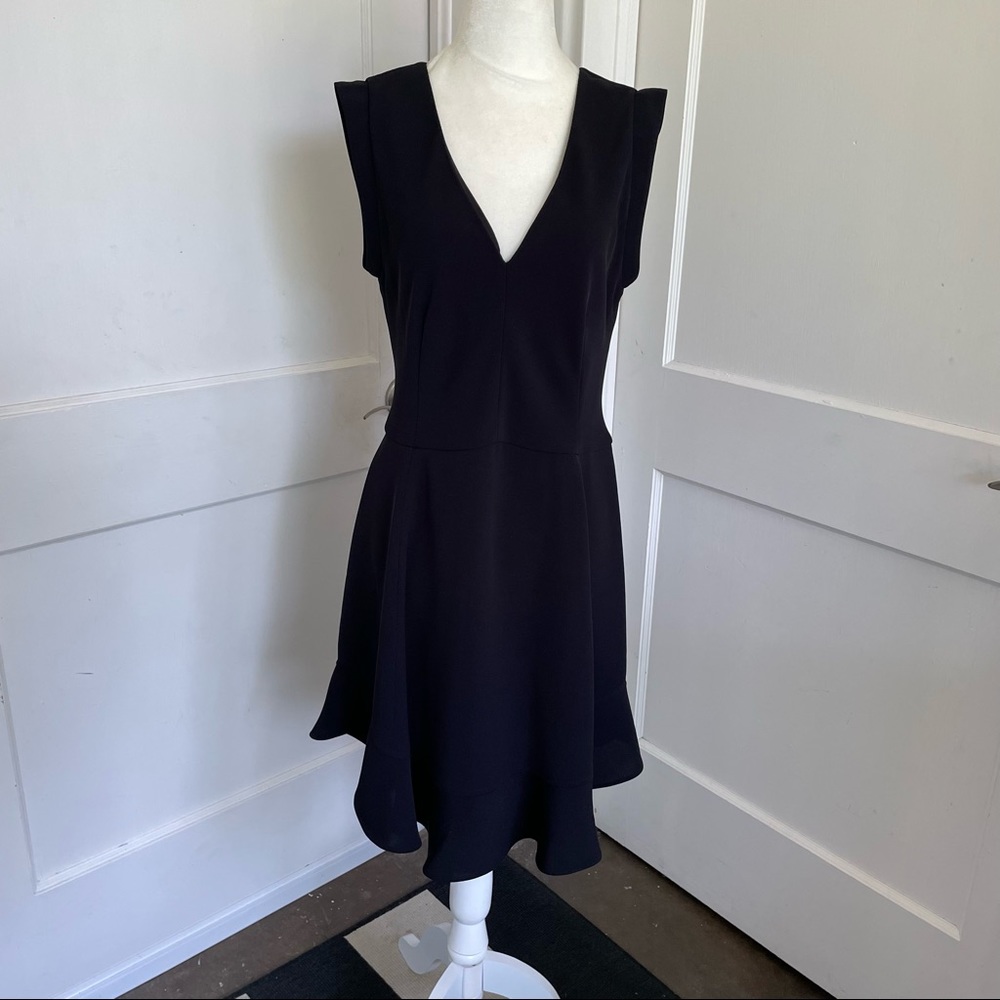 J. Crew Sleeveless Flounce LBD NWT
